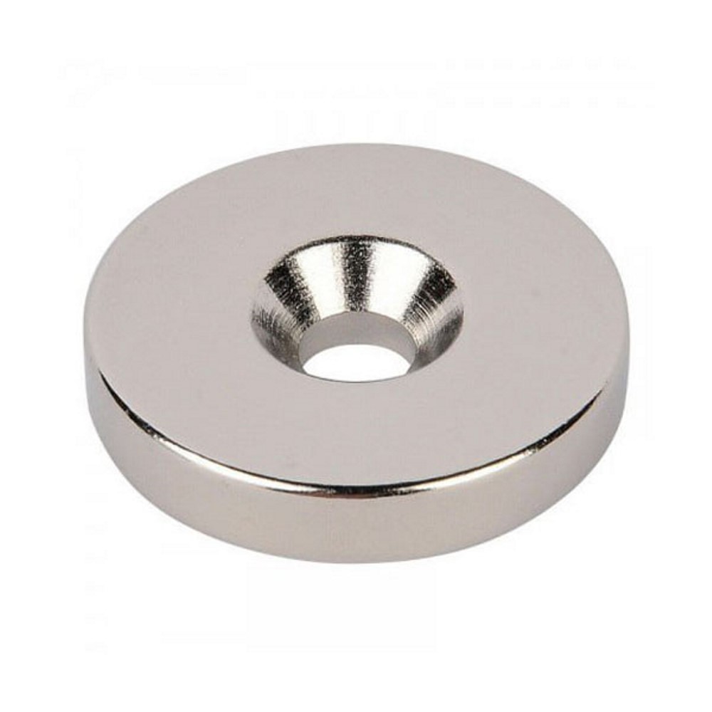Неодимовый магнит диск Format Interior с зенковкой Хром FI 1000 3 Неодимовый магнит диск Format Interior с зенковкой Хром FI 1000 — изображение 3